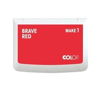 Tampon encreur MAKE 1, 90 x 50 mm, brave red