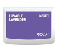 COLOP MAKE 1 tampon encreur Lovable Lavander, 50 x 90 mm, pour tampon manuel traditionnel et tampon créatif
