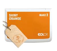 COLOP Make 2 Tampon encreur Shiny Orange, 70 x 110 mm, Tampon encreur pour tampon manuel traditionnel