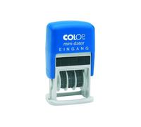 Colop Tampon dateur MiniDater S160/L1 25 x 12 mm Bleu 1456010223