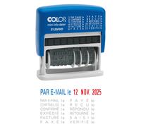 Colop Mini Tampon dateur Printer S 120/WD - multi formules - Bicolore