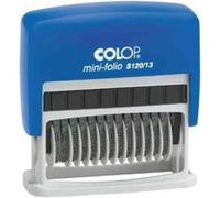 Colop Mini-numéroteur S 120/13 - Tampon automatique 13 chiffres - Noir