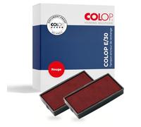 COLOP Pack de 2 Recharges pré encrée E/30 pour Printer 30 Rouge