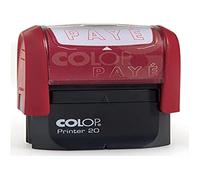 Colop Paye Timbre à encrage automatique Empreinte Rouge 38x14 mm