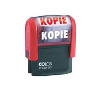 Colop Printer 20-L Tampon Auto-Encreur Rouge Texte Fixe Bezahlt 14 X 38 Mm