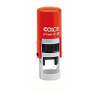 Colop Printer R 12 Tampon rond auto-encreur Ø 12 mm - 2 lignes - Personnalisable avec texte ou logo - Idéal pour cartes, certificats et documents