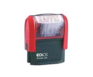 Colop Rappel Timbre à encrage automatique Empreinte Rouge 38x14 mm
