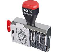 Colop S120/WD Dateur français - Contient des mots comme reçu, fait, payé, réservé, etc, gris 10549863 3.5 x 13 x 19 cm