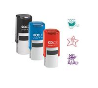 Colop Série de Tampon Motivational Stamp tampon d'école : 3 tampon 3 motifs 3 couleurs