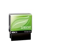 Colop Tampon 132068 texte Printer 20 Green Line avec GEBUCHT