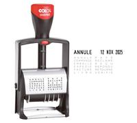 Colop Tampon dateur Classic Line 2000/WD - 12 formules - Noir