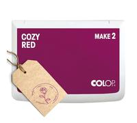 COLOP Tampon encreur Make 2 - Cozy red - 70 x 110 mm - Pour tampon manuel traditionnel