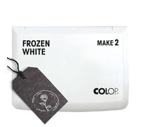 COLOP Tampon encreur Make 2 Frozen white, 70 x 110 mm, pour tampon manuel traditionnel
