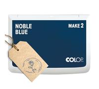 COLOP Tampon encreur MAKE 2 noble blue 70 x 110 mm, pour tampon manuel traditionnel