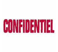 Tampon avec texte Printer 20 'CONFIDENTIEL'