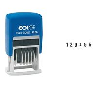 Colop Tampon numéroteur Mini Dateur S126 – 6 chiffres h 4 mm