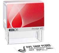 COLOP Tampon texte, personnalisable Printer 40 auto-encreur noir avec logo