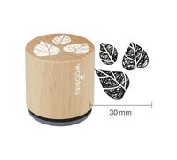 COLOP Woodies Tampon en bois - 3 feuilles, taille de l'empreinte 30mm