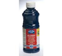 Peinture acrylique lefranc bourgeois glossy fluide brillante indélébile multi-supports bleu outremer flacon 500ml
