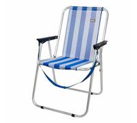 Color baby Chaise de jardin pliante - Blanc et bleu marine