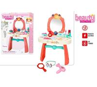 Color Baby - Coiffeuse de maquillage pour enfant avec lumière et son, dimensions 31 x 10 x 41 cm