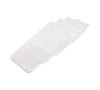 Color Expert Lot de 3 bacs à peinture en plastique transparent 15 x 30 cm pour travaux de peinture et de peinture
