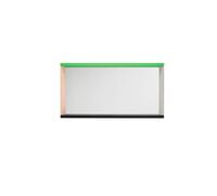 Color Frame Miroir Moyen Vert/ Rose