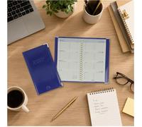 Color pop Agenda de poche 2027, PVC Vernis ""Indigo"" Frabrication française, 17 x 10 x 1 cm