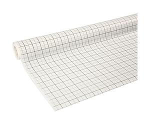 Color-Up.Shop Rouleau de Papier de Soie Blanc avec Grille de centimètre 15 m 0,80 m