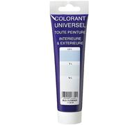 COLORANT BLEU TUBE 100ML TEINTE ULTRA CONCENTRE CREER VOTRE COULEUR DE BLEU PASTEL CLAIR A PARTIR DE PEINTURE BLANCHE TOUTE PEINTUR