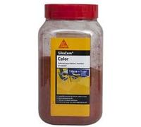 Colorant en poudre pour ciment, chaux et plâtre SIKA SikaCem Color - Rouge - 800g Rouge G