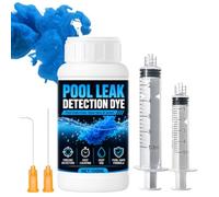 Colorant Fuite Piscine, Colorant pour Detecter Fuite Eau, 100ml Fluorescéine, pour Recherche de Fuite sur Piscine, Detecteur de Fuite d'eau, Plomberie, Forte Fluorescéine