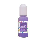 Colorant Résine époxy 17 Couleurs 10ml Pigment de Resine Epoxy Liquide Colorants à Base d'huile Colorant AB Pigment Concentrée pour Artisanat en Résine, Bougies, Cire de soja, Savon (Violet clair)