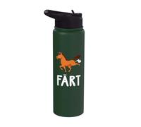Coloré cheval et cheval Stainless Steel Insulated Water Bottle