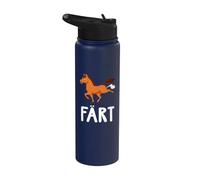 Coloré cheval et cheval Stainless Steel Insulated Water Bottle