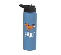 Coloré cheval et cheval Stainless Steel Insulated Water Bottle