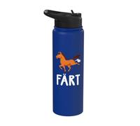 Coloré cheval et cheval Stainless Steel Insulated Water Bottle