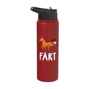 Coloré cheval et cheval Stainless Steel Insulated Water Bottle