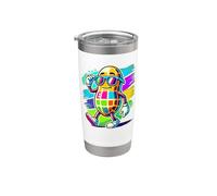 Coloré Pop Art Lunettes De Soleil Cacahuète Cacahuètes Gobelet isotherme en acier inoxydable double paroi