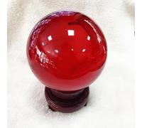 Colored Crystal Balls Home Ornaments Glass Creative Crafts,Red,130mm Gemstone Stone