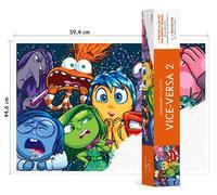 Coloriage mystère Disney - Poster Vice Versa - Colorie les chiffres et découvre l'image - Jérémy Mariez - Hachette Heroes - Jeux livres objets