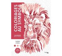 Coloriages mystères - Coloriages au symbole - Sandrine Fourrier - Hachette Heroes - broché - Livre-jeu