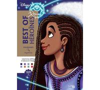 Coloriages mystères Disney - Best of Héroïnes - Alexandre Karam - Hachette Heroes - broché - Livre-jeu