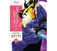 Coloriages mystères Disney - Créatures fantastiques Colorie les chiffres et découvre l'image ! - Alexandre Karam - Hachette Pratique - broché - Livre-jeu