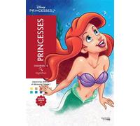 Coloriages mystères Disney - Princesses Coloriez les chiffres et découvrez l'image - Jérémy Mariez - Hachette Heroes - broché - Livre-jeu