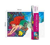 Coloriages Mystères La Petite Sirène - 1 Poster Illustré 44,6 X 59,4cm Et 1 Nuancier