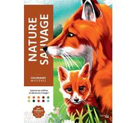 Coloriages mystères - Nature sauvage - Aurélia Stéphanie Bertrand - Hachette Heroes - relié - Livre-jeu