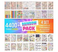 colortouch Lot de 4400 autocollants pour planificateur mensuel - Lot de 4 400 feuilles d'autocollants pour planificateur mensuel - Album photo pour calendrier, planificateur, agenda, journal, carnet