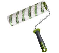 Colorus Lot de rouleaux de peinture murale 25 cm,Rouleau de peinture polyamide,Grand rouleau avec arceau de rouleau à peinture,Kit de peinture avec étrier