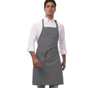 Colour by Chef Works B192 Tablier réglable Gris
